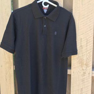 Izod men's large black polo